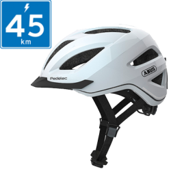 Abus Hjelme Abus Pedelec 1.1 Hjelm M. LED Lys – Pearl White