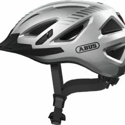 Abus Hjelme Abus Urban-I 3.0 Signal M. LED – Sølv