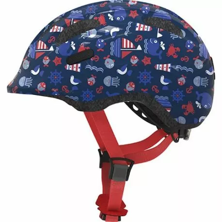 Abus Hjelme Blue Maritim Smiley 2.1 Børnehjelm Fra Abus 1 Abus Hjelme Blue Maritim Smiley 2.1 Børnehjelm Fra Abus