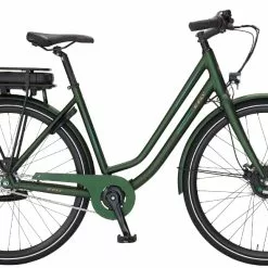 Elcykler E-Fly VIA Front Dame Mat Grøn – 2020