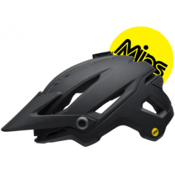 Bell Cykelhjelme Sixer Mips Cykelhjelm Fra Bell, Mat/glas Sort