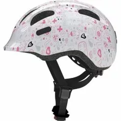 Abus Hjelme White Crush Smiley 2.1 Børnehjelm Fra Abus